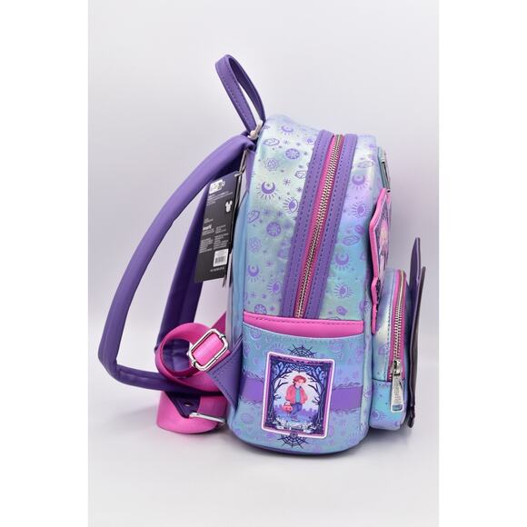 Hocus Pocus Tarot Card Binx Iridescent Glow In Dark Eyes Loungefly Mini Backpack main image 14